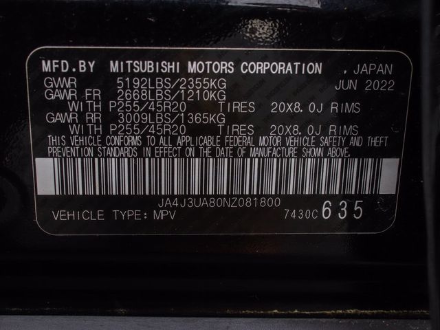 2022 Mitsubishi Outlander Black Edition - 23079044 - 13