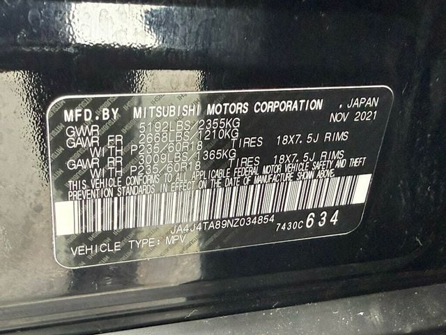 2022 Mitsubishi Outlander ES S-AWC - 22950034 - 39