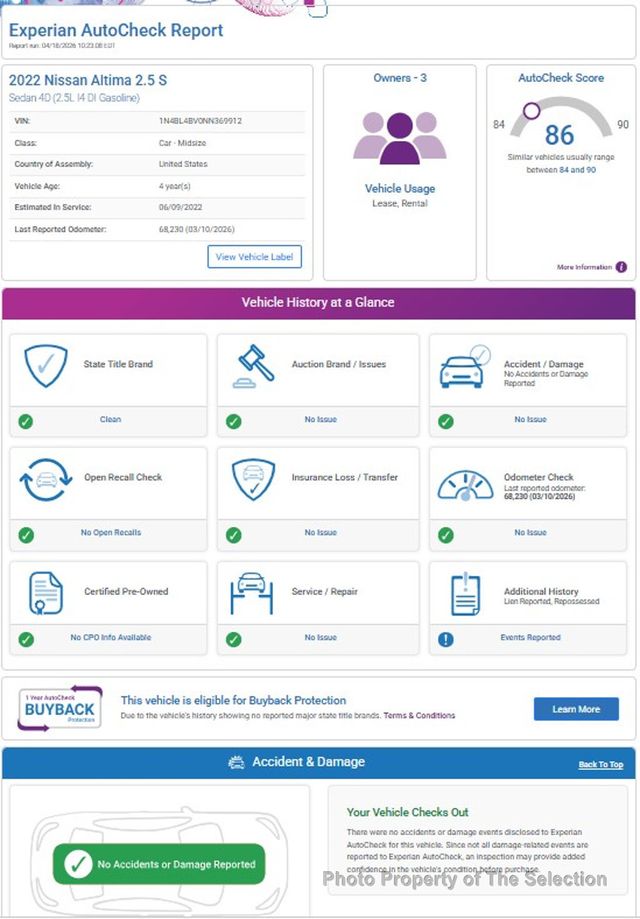 2022 Nissan Altima 2.5 S SEDAN W/DRIVER ASSISTANCE PACKAGE - 23013797 - 12