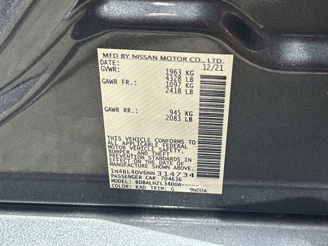 2022 Nissan Altima 2.5 SV Sedan - 23048835 - 21