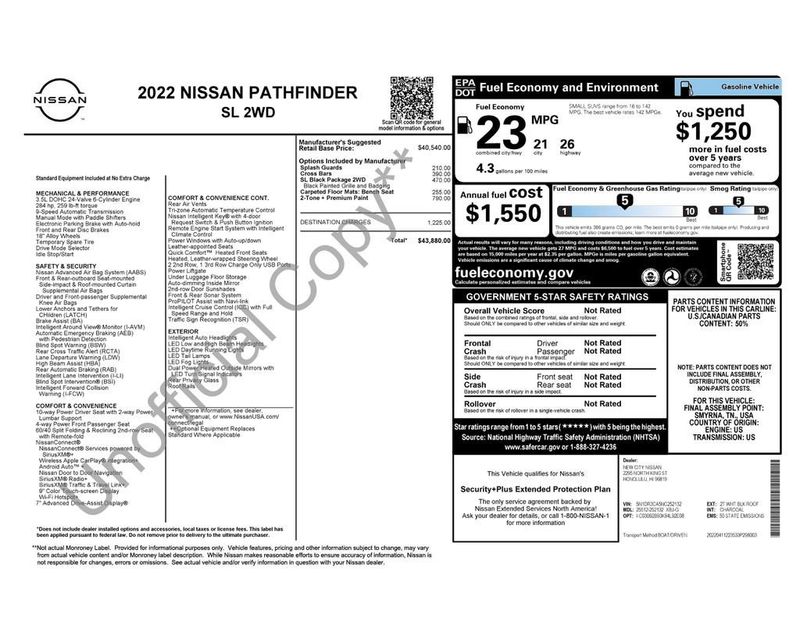 2022 Nissan Pathfinder SL 2WD - 22898068 - 5