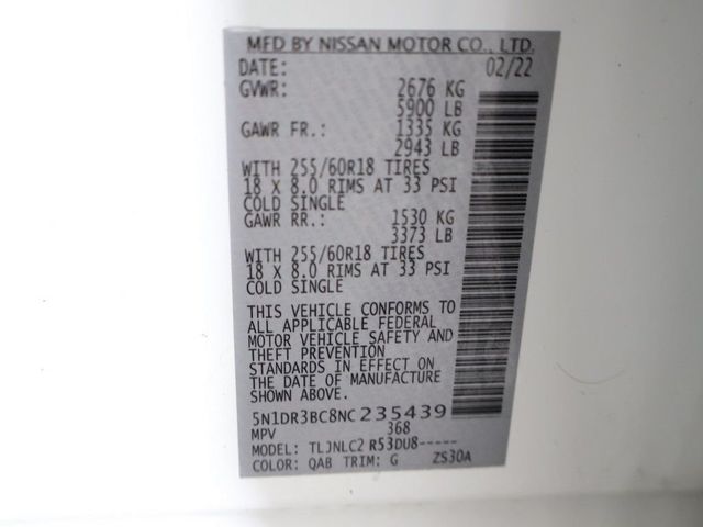 2022 Nissan Pathfinder SV 4WD - 23045738 - 52