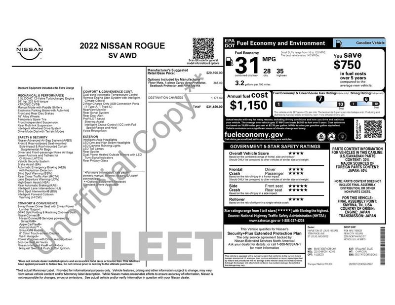 2022 Nissan Rogue AWD SV - 22939101 - 5