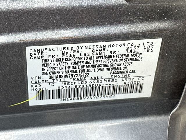 2022 Nissan Sentra S CVT - 23041340 - 21