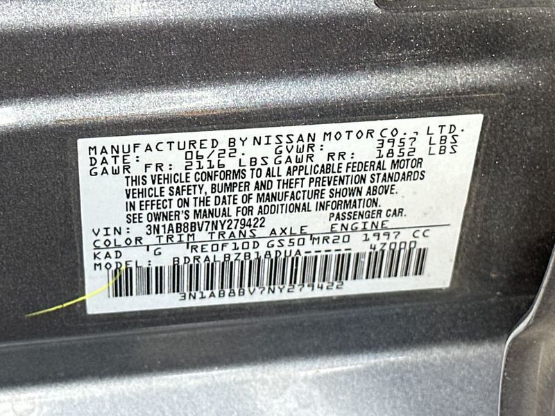 2022 Nissan Sentra S CVT - 23041340 - 21