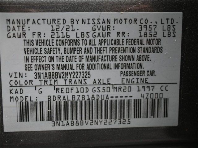 2022 Nissan Sentra S CVT - 22954801 - 8