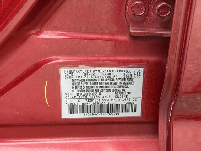 2022 Nissan Sentra SV CVT - 22983190 - 20