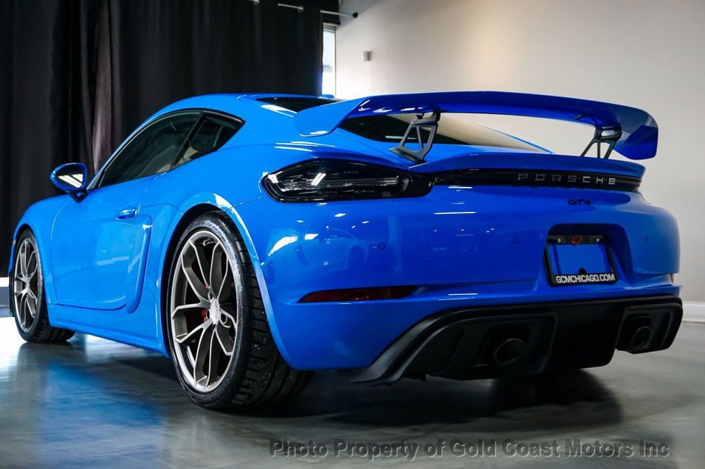 2022 Porsche 718 Cayman *GT4* *6-Speed Manual* *Carbon Buckets* *Shark Blue* - 22770438 - 25