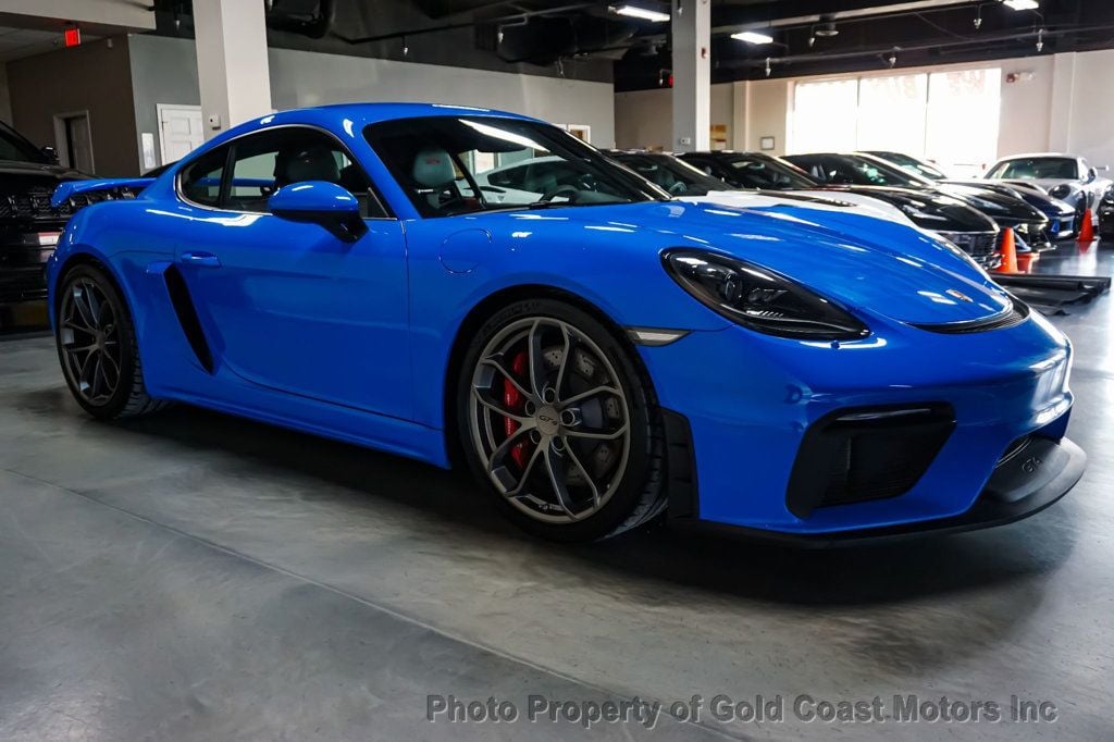 2022 Porsche 718 Cayman *GT4* *6-Speed Manual* *Carbon Buckets* *Shark Blue* - 22770438 - 26