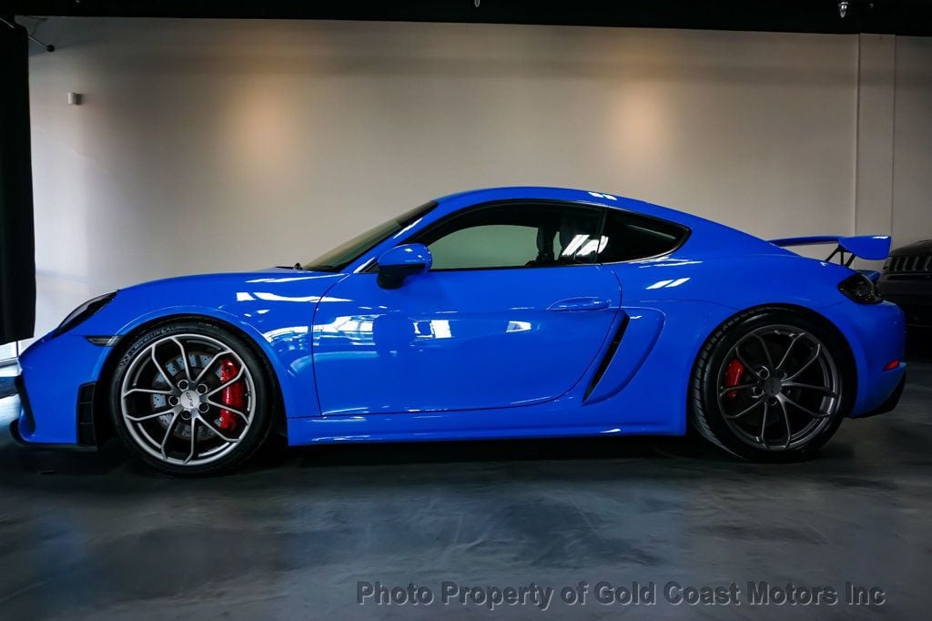 2022 Porsche 718 Cayman *GT4* *6-Speed Manual* *Carbon Buckets* *Shark Blue* - 22770438 - 27