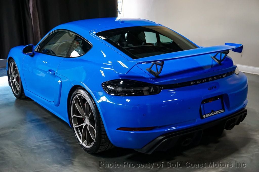 2022 Porsche 718 Cayman *GT4* *6-Speed Manual* *Carbon Buckets* *Shark Blue* - 22770438 - 28