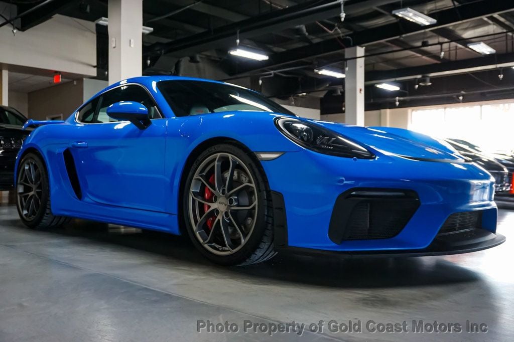 2022 Porsche 718 Cayman *GT4* *6-Speed Manual* *Carbon Buckets* *Shark Blue* - 22770438 - 3