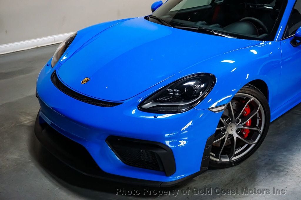 2022 Porsche 718 Cayman *GT4* *6-Speed Manual* *Carbon Buckets* *Shark Blue* - 22770438 - 71