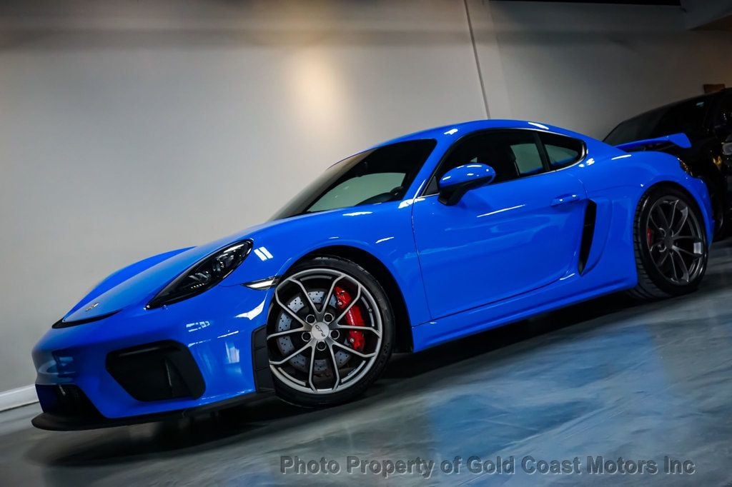 2022 Porsche 718 Cayman *GT4* *6-Speed Manual* *Carbon Buckets* *Shark Blue* - 22770438 - 72