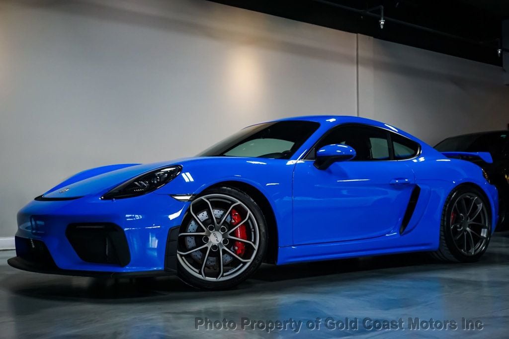 2022 Porsche 718 Cayman *GT4* *6-Speed Manual* *Carbon Buckets* *Shark Blue* - 22770438 - 75