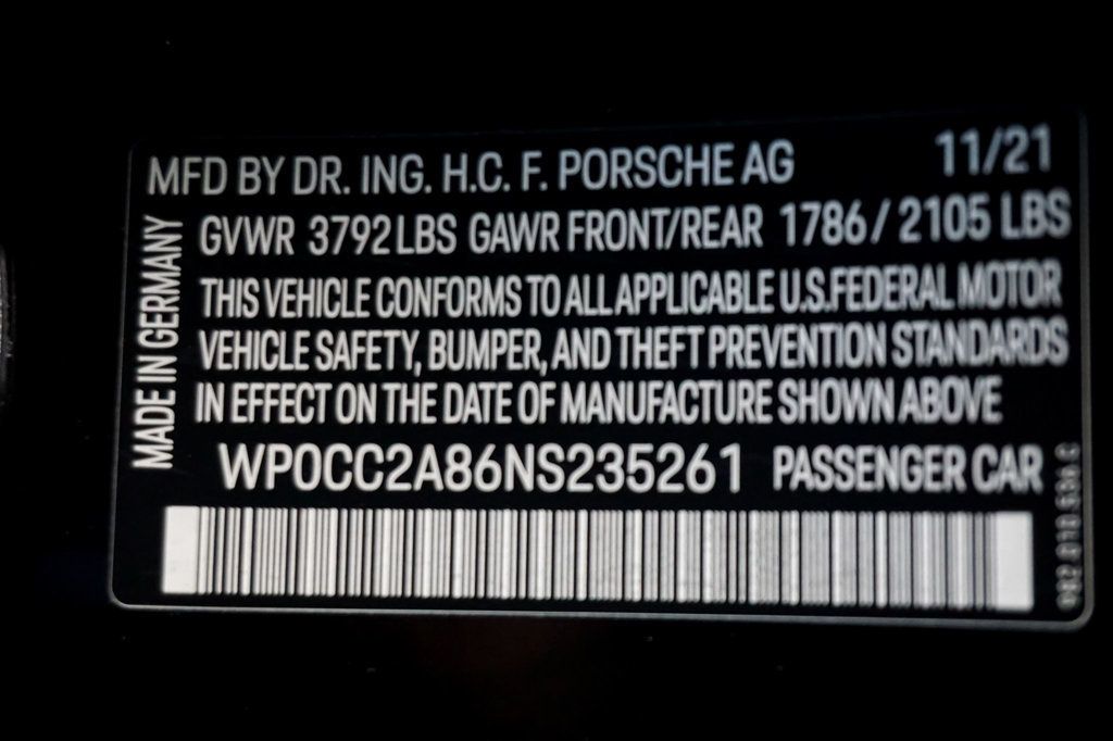2022 Porsche 718 Spyder *718 Spyder* *6-Speed Manual* *CPO Warranty* *Carbon Buckets* - 23040610 - 18