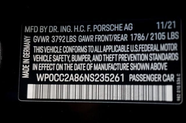 2022 Porsche 718 Spyder *718 Spyder* *6-Speed Manual* *CPO Warranty* *Carbon Buckets* - 23040610 - 18