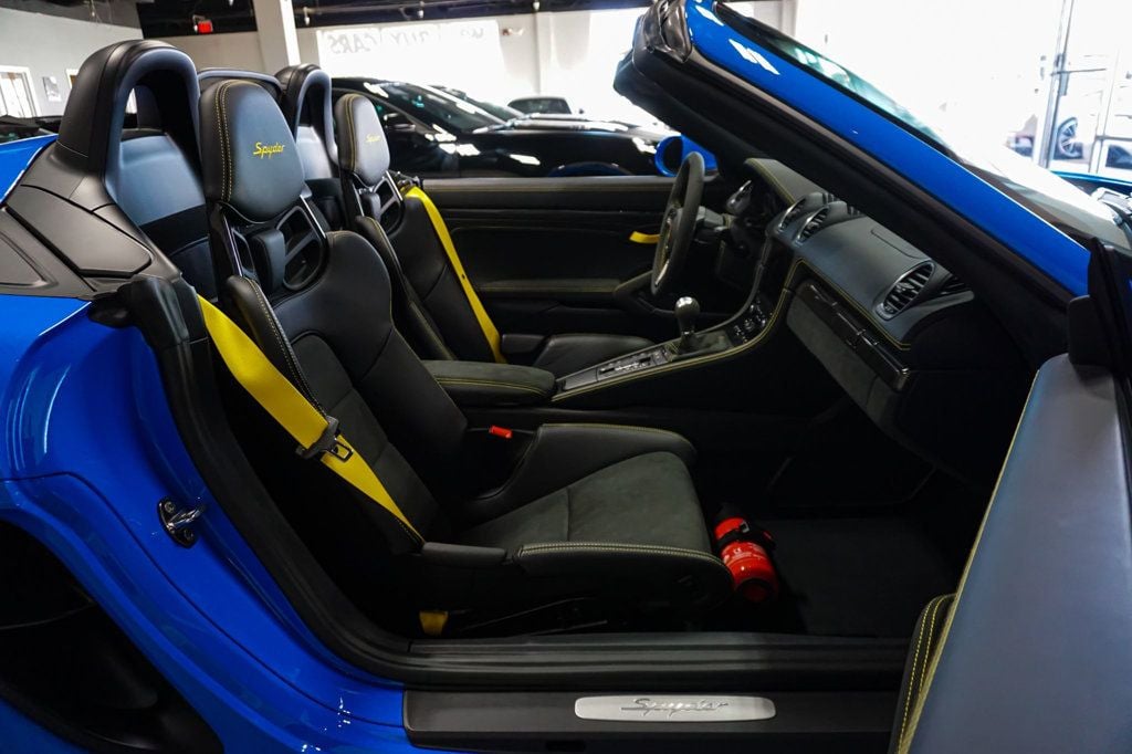 2022 Porsche 718 Spyder *718 Spyder* *6-Speed Manual* *Shark Blue* *Full PPF*   - 22934886 - 33