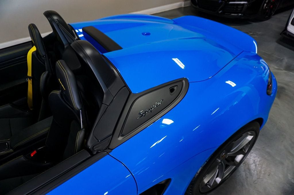 2022 Porsche 718 Spyder *718 Spyder* *6-Speed Manual* *Shark Blue* *Full PPF*   - 22934886 - 85