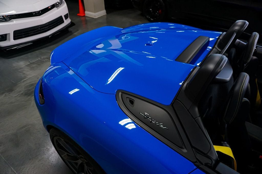 2022 Porsche 718 Spyder *718 Spyder* *6-Speed Manual* *Shark Blue* *Full PPF*   - 22934886 - 86