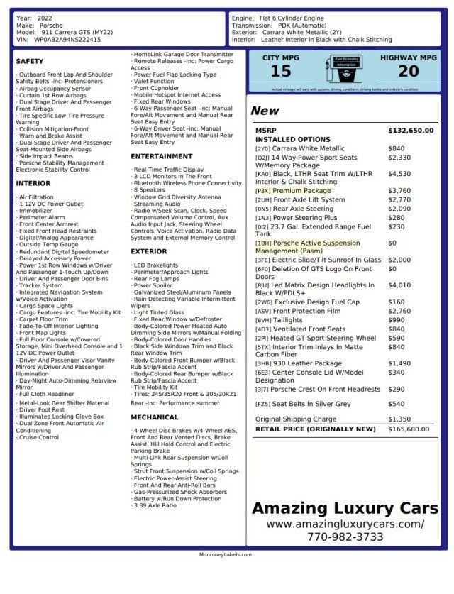 2022 Porsche 911 Carrera 4 GTS Coupe - 23073848 - 21