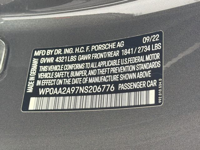 2022 Porsche 911 Carrera Coupe - 23054843 - 34