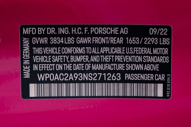 2022 Porsche 911 GT3 Coupe w/Touring Package - 23012985 - 49