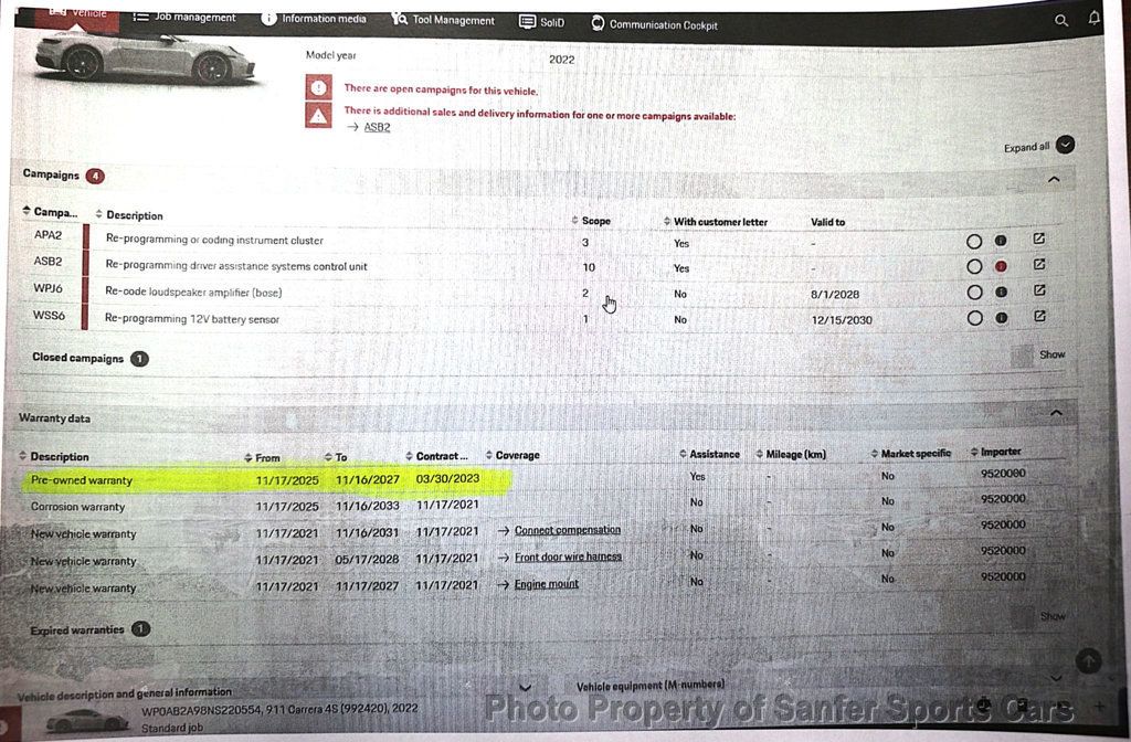 2022 Porsche 911 Porsche CPO Warranty  - 22975948 - 43