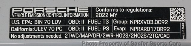 2022 Porsche 911 Porsche CPO Warranty  - 22975948 - 45