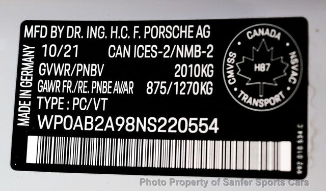2022 Porsche 911 Porsche CPO Warranty  - 22975948 - 46
