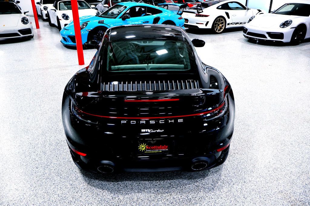 2022 Porsche 911 TURBO COUPE JET BLACK...2,340 Miles...CPO-2027!!  - 22900626 - 16