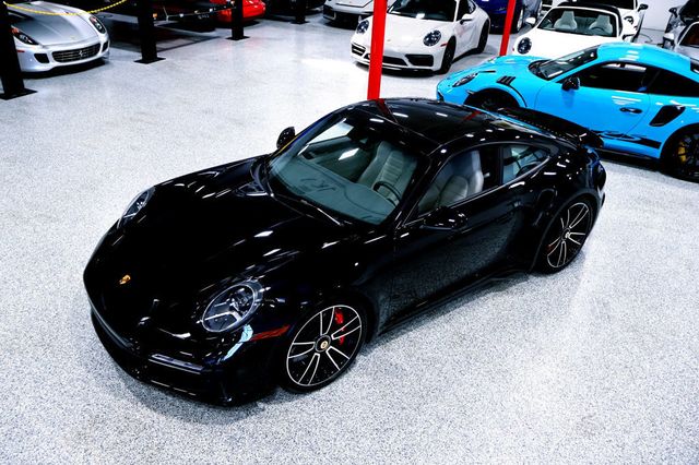 2022 Porsche 911 TURBO COUPE JET BLACK...2,340 Miles...CPO-2027!!  - 22900626 - 5
