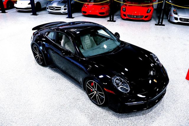 2022 Porsche 911 TURBO COUPE JET BLACK...2,340 Miles...CPO-2027!!  - 22900626 - 6