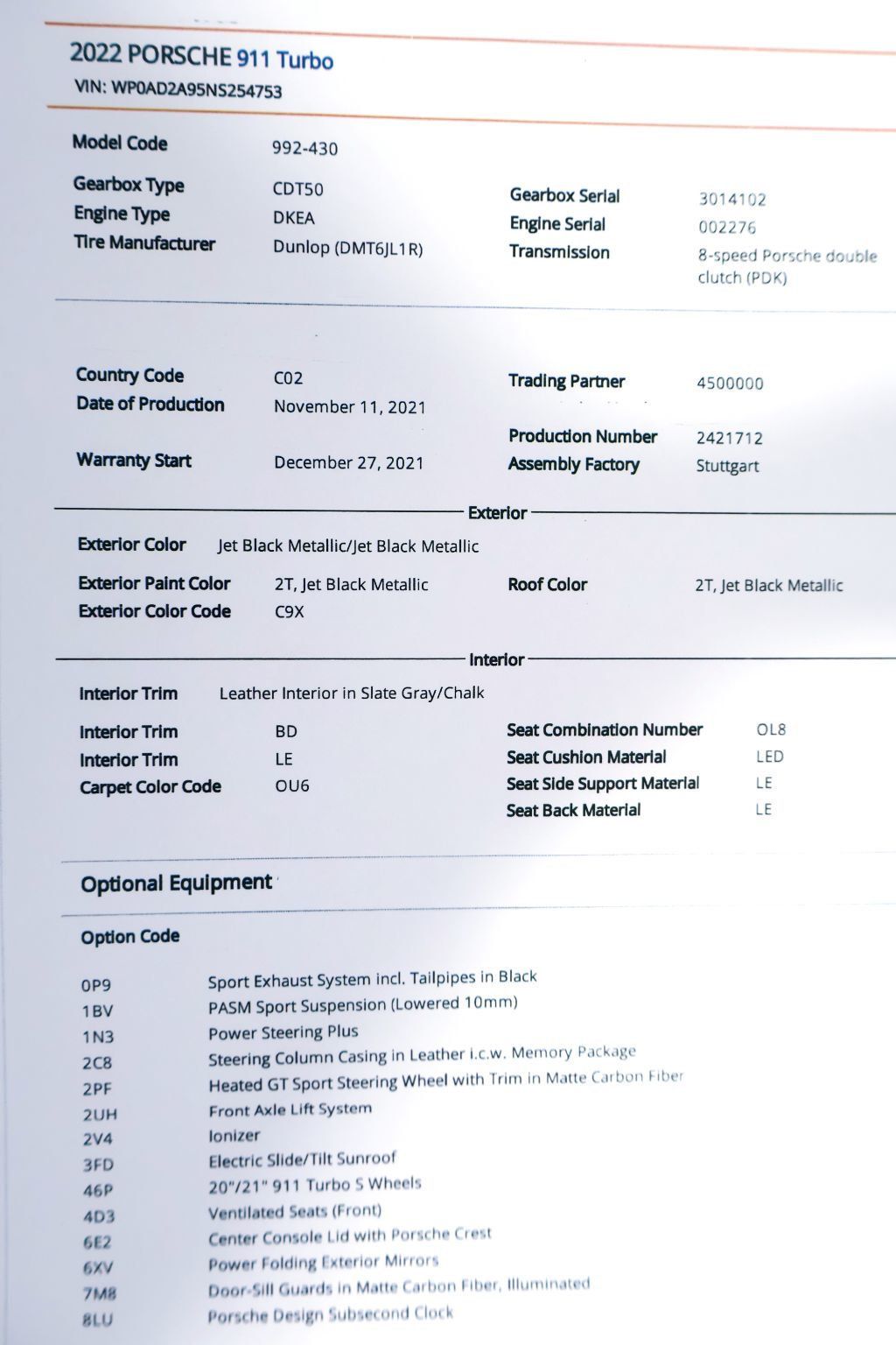 2022 Porsche 911 TURBO CPE JET BLACK...2,340 Miles...CPO-2027!!  - 22900626 - 21