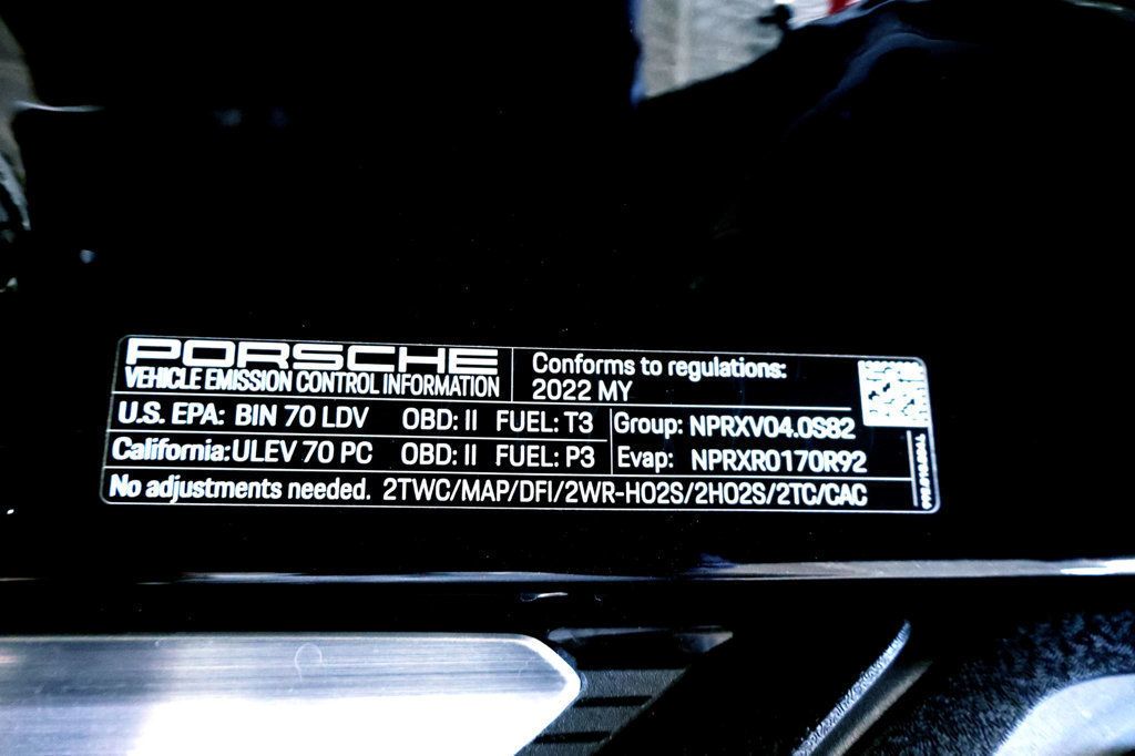 2022 Porsche 911 TURBO CPE JET BLACK...2,340 Miles...CPO-2027!!  - 22900626 - 39