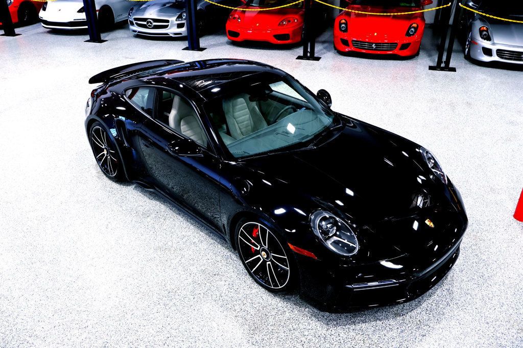 2022 Porsche 911 TURBO CPE JET BLACK...2,340 Miles...CPO-2027!!  - 22900626 - 6
