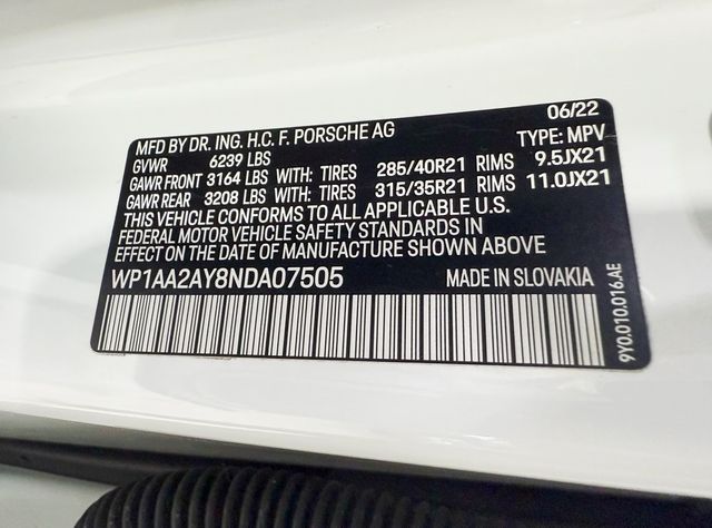 2022 Porsche Cayenne Platinum Edition AWD - 22911966 - 58