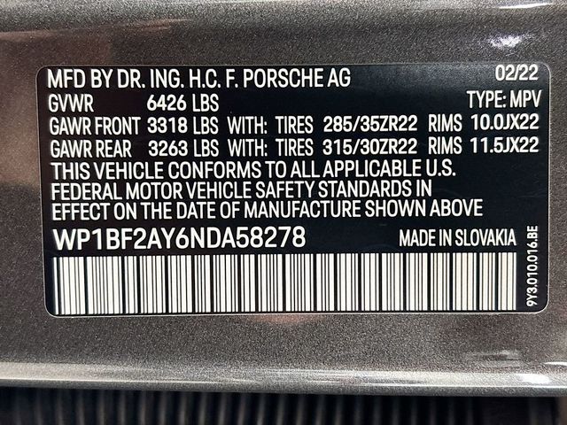 2022 Porsche Cayenne Turbo Coupe AWD - 23033979 - 28