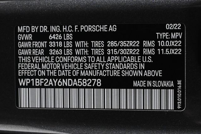 2022 Porsche Cayenne Coupe Turbo - 22993564 - 29