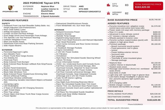 2022 Porsche Taycan GTS AWD - 22990263 - 1