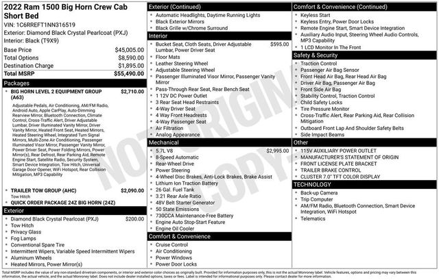 2022 Ram 1500 Big Horn/Lone Star - 23055330 - 5