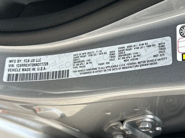 2022 Ram 1500 Limited 4x2 Crew Cab 5'7" Box - 22895057 - 21