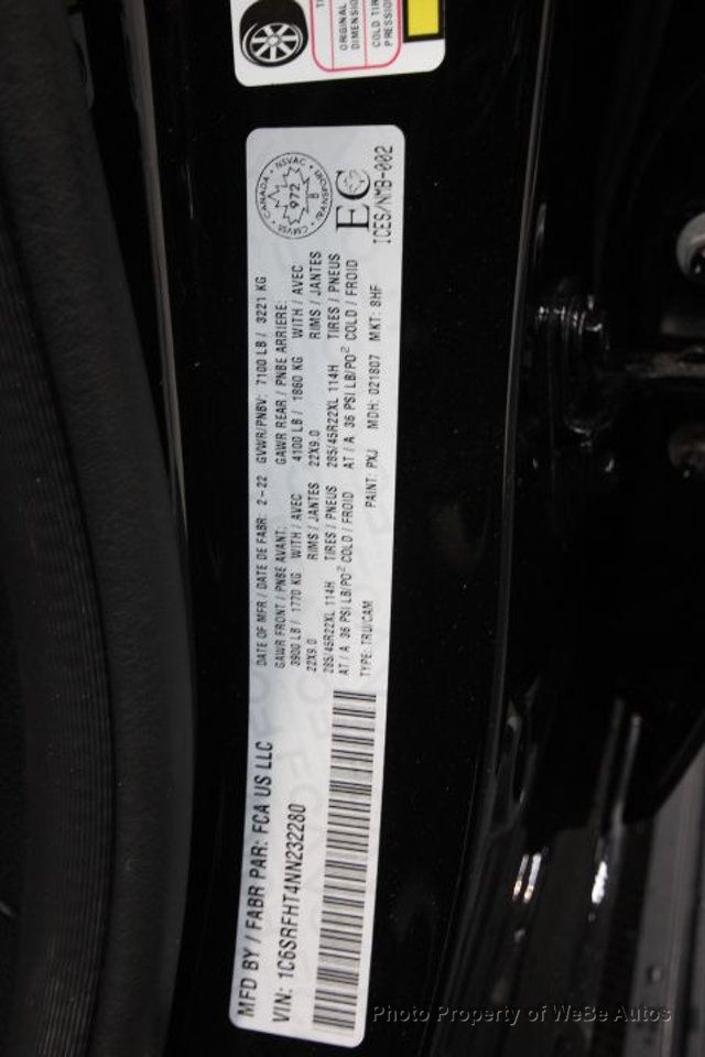 2022 Ram 1500 Limited 4x4 Crew Cab 5'7" Box - 23000174 - 33