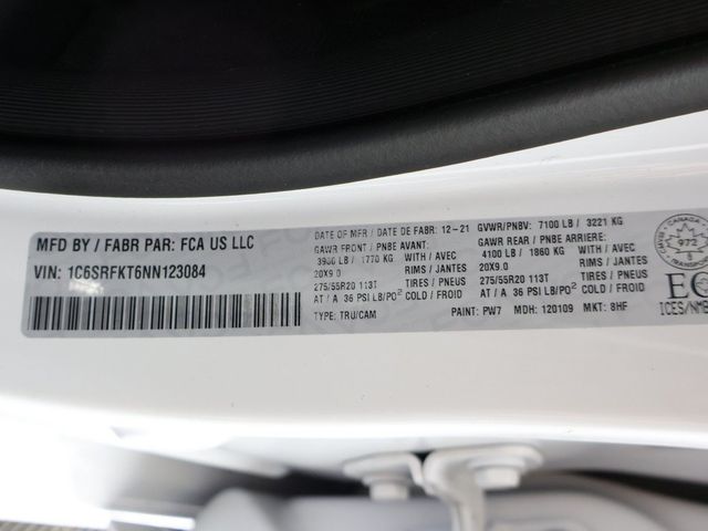 2022 Ram 1500 Longhorn 4x4 Crew Cab 5'7" Box - 23083504 - 61