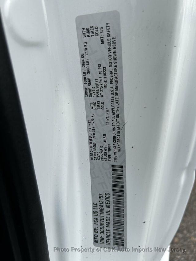 2022 Ram 1500 Classic Tradesman 4x4 Reg Cab 8' Box - 23060219 - 45