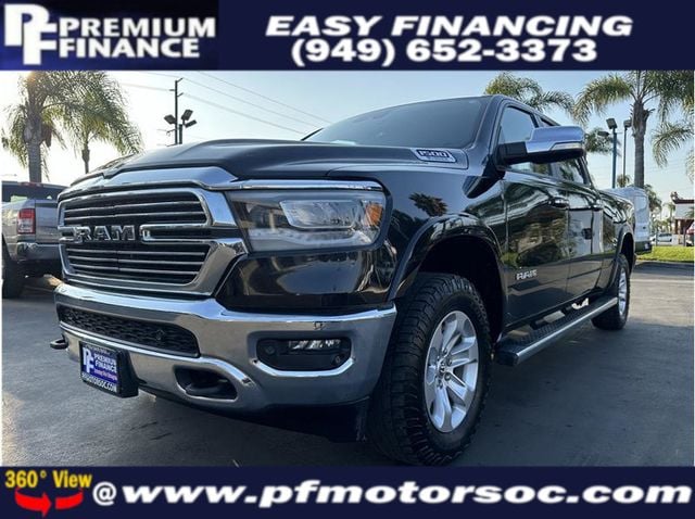 2022 Ram 1500 Crew Cab LARAMIE 4X4 BACK UP CAM SUPER CLEAN - 22508467 - 0