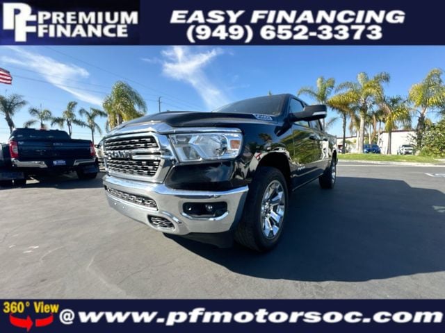 2022 Ram 1500 Crew Cab LONE STAR 4X4 HEMI 5.7L GAS BACK UP CAM 1OWNER CLE - 22752961 - 0