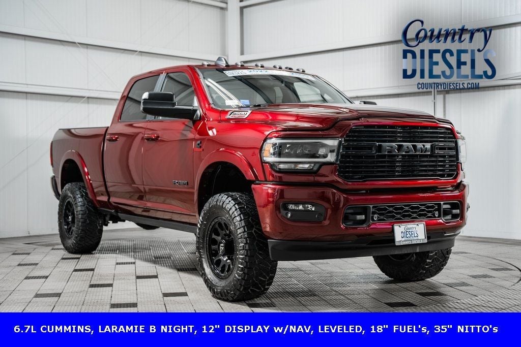 2022 Ram 2500 Laramie Level B Night Edition Leveled - 22739264 - 0