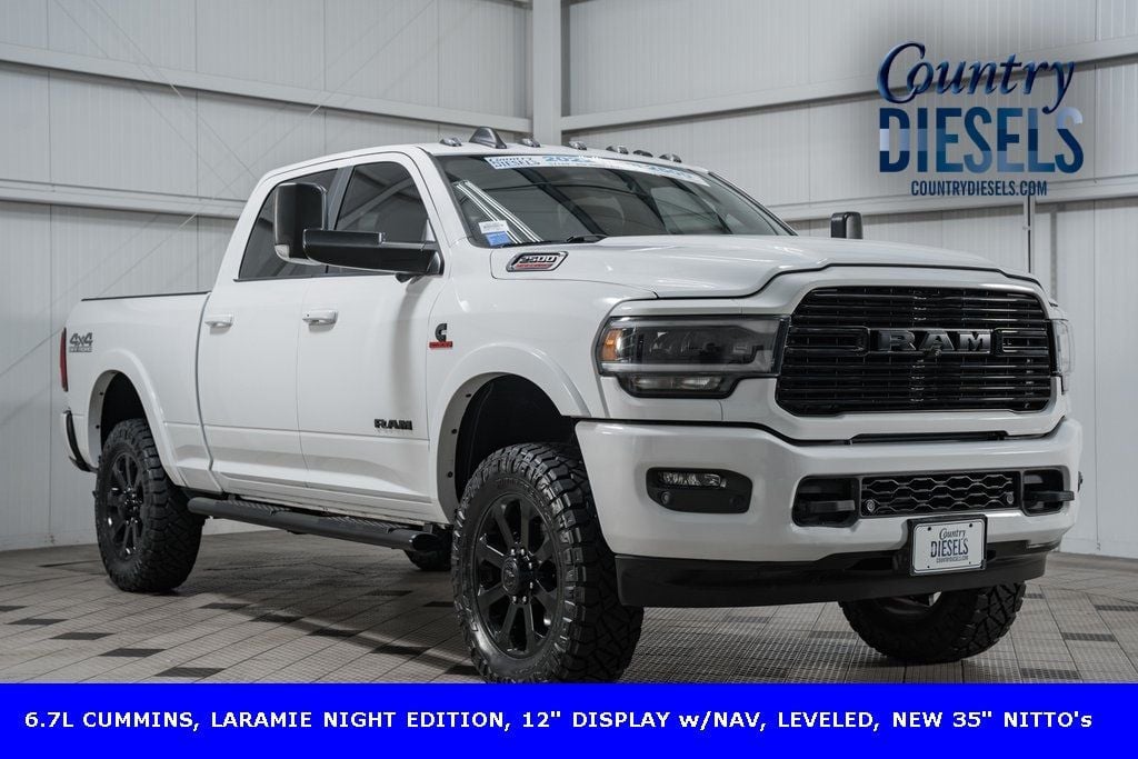 2022 Ram 2500 Laramie Night Edition Off Road Leveled - 22601538 - 0