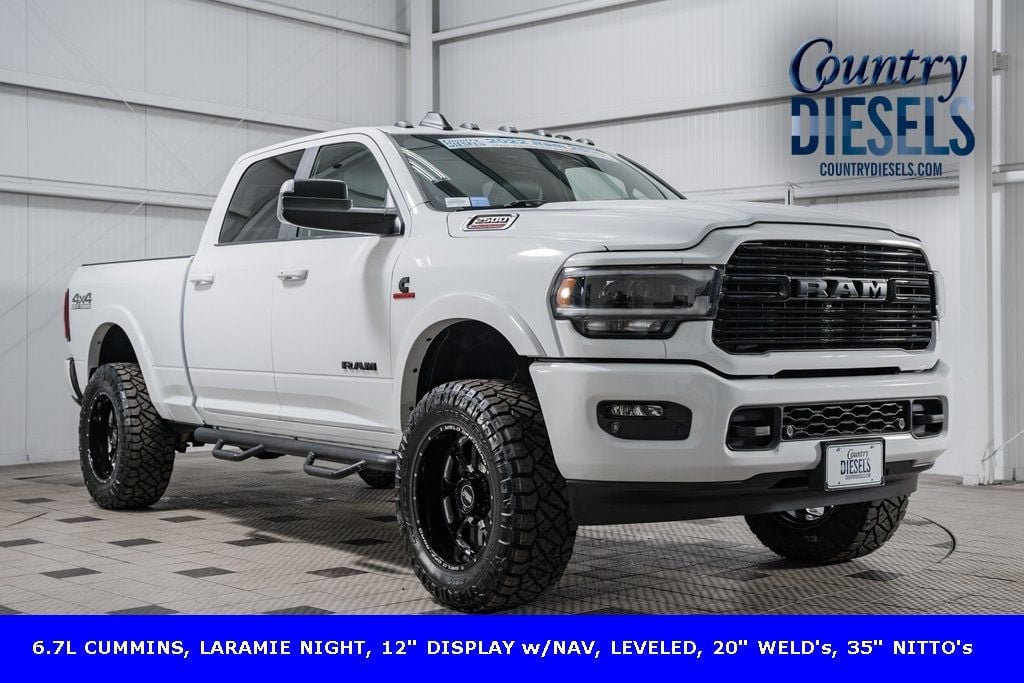 2022 Ram 2500 Laramie Night Edition Off Road Leveled - 22730138 - 0